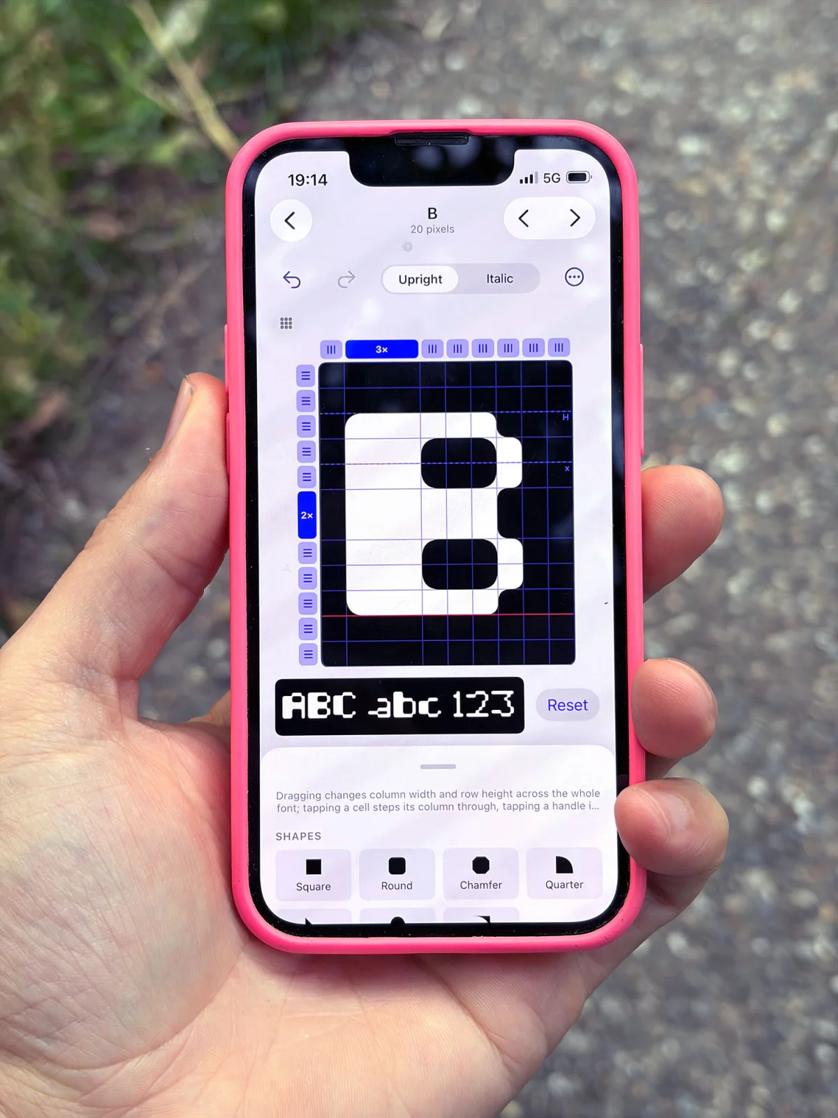 Sort Type Lab auf dem iPhone